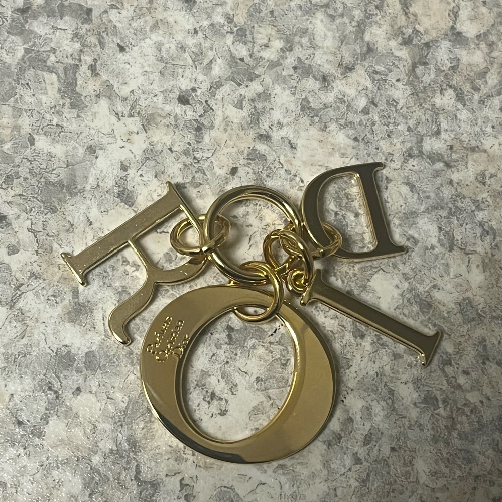 Dior Gold key chain